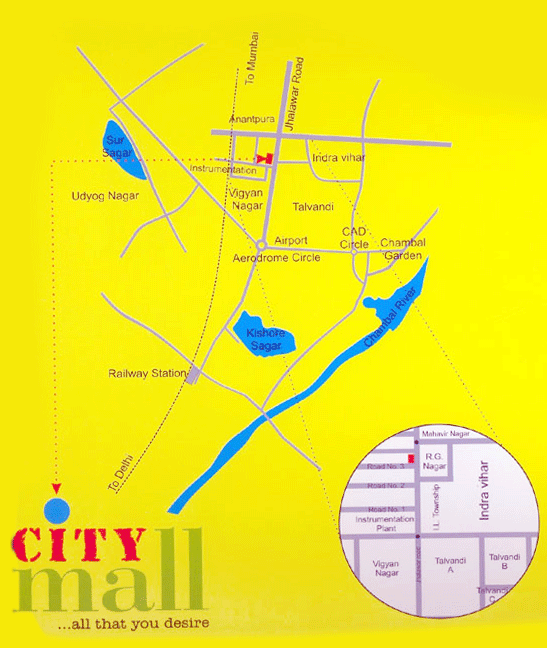 City Mall Location Map